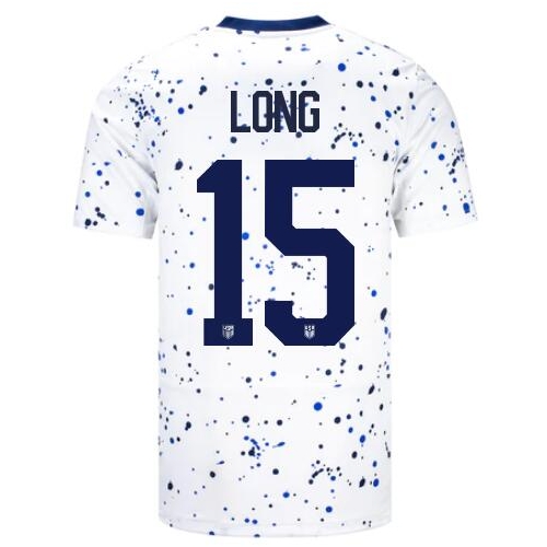 USA Aaron Long 2023 Home Men's Stadium Soccer Jersey