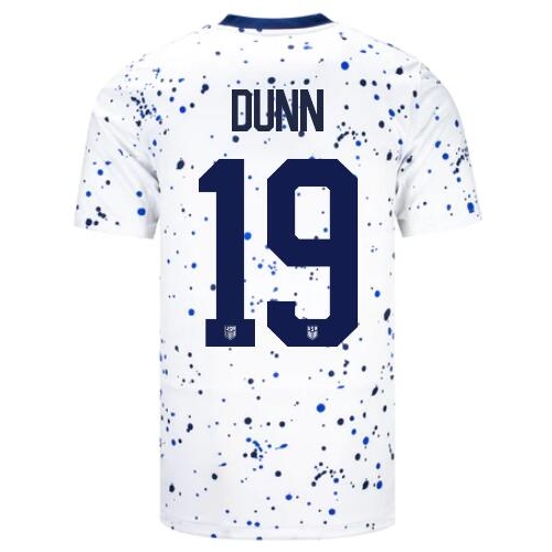 USA Crystal Dunn 2023 Home Men's Stadium Soccer Jersey