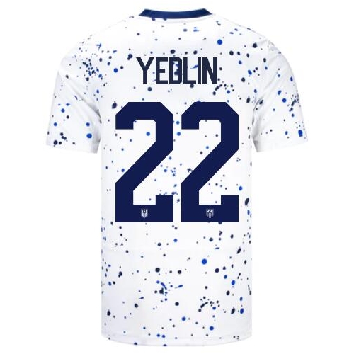 USA DeAndre Yedlin 2023 Home Men's Stadium Soccer Jersey