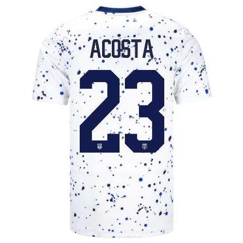 USA Kellyn Acosta 2023 Home Men's Stadium Soccer Jersey