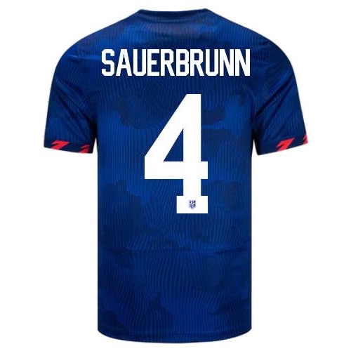 USA Becky Sauerbrunn 2023 Away Men's Stadium Soccer Jersey
