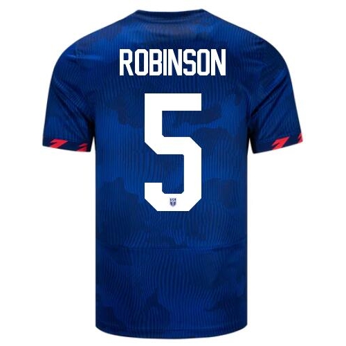 USA Antonee Robinson 2023 Away Men's Stadium Soccer Jersey