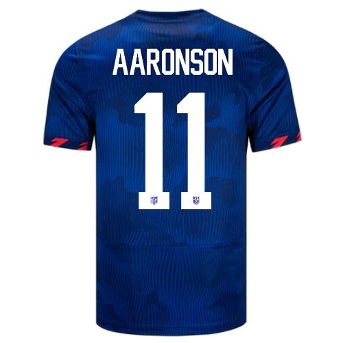 USA Brenden Aaronson 2023 Away Men's Stadium Soccer Jersey