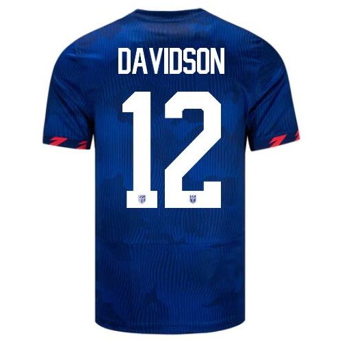 USA Tierna Davidson 2023 Away Men's Stadium Soccer Jersey