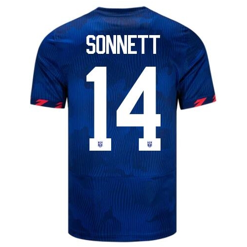 USA Emily Sonnett 2023 Away Men's Stadium Soccer Jersey