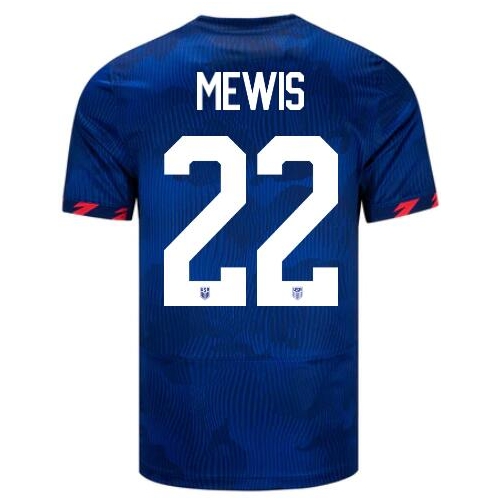 USA Kristie Mewis 2023 Away Men's Stadium Soccer Jersey