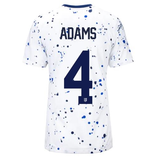 USA Tyler Adams 2023 Home Women's Stadium Soccer Jersey
