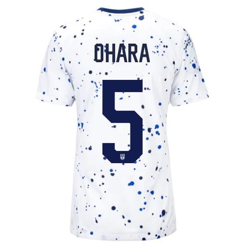 USA Kelley O'hara 2023 Home Women's Stadium Soccer Jersey