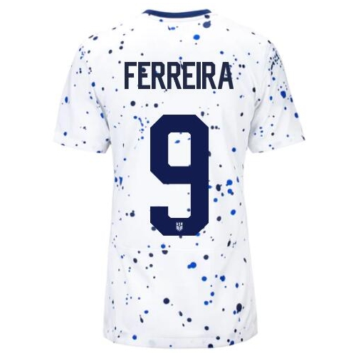 USA Jesus Ferreira 2023 Home Women's Stadium Soccer Jersey