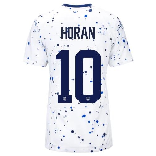 USA Lindsey Horan 2023 Home Women's Stadium Soccer Jersey