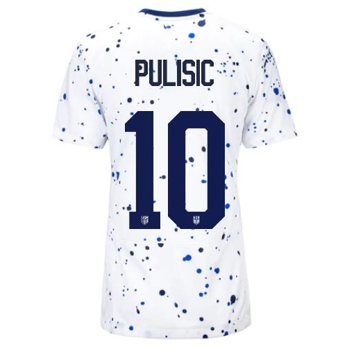 USA Christian Pulisic 2023 Home Women's Stadium Soccer Jersey