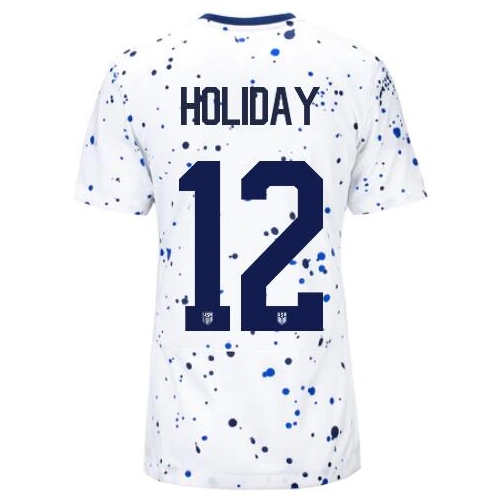 USA Lauren Holiday 2023 Home Women's Stadium Soccer Jersey