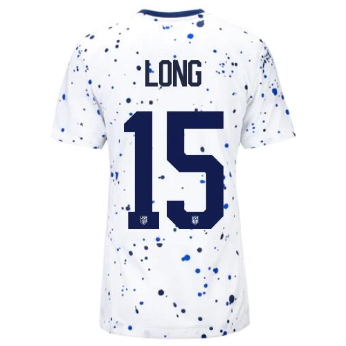 USA Aaron Long 2023 Home Women's Stadium Soccer Jersey