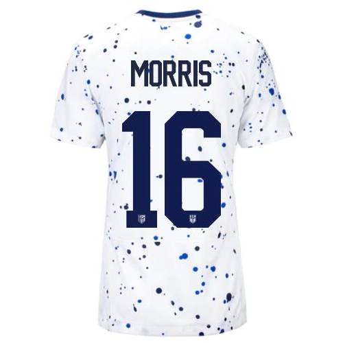 USA Jordan Morris 2023 Home Women's Stadium Soccer Jersey