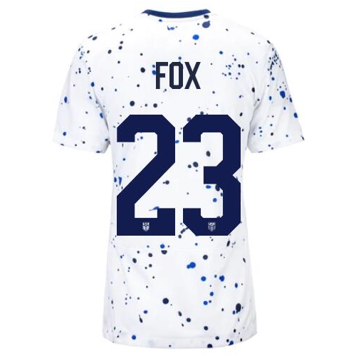 USA Emily Fox 2023 Home Women's Stadium Soccer Jersey