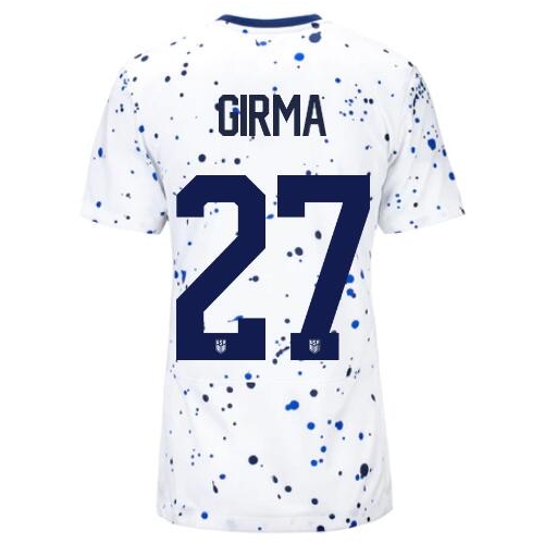USA Naomi Girma 2023 Home Women's Stadium Soccer Jersey