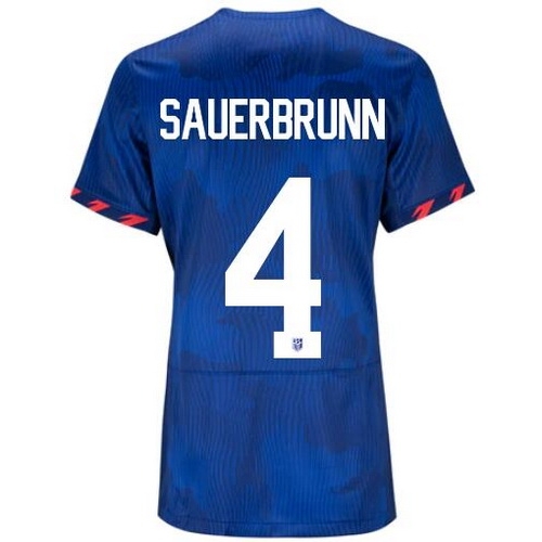 USA Becky Sauerbrunn 2023 Away Women's Stadium Soccer Jersey