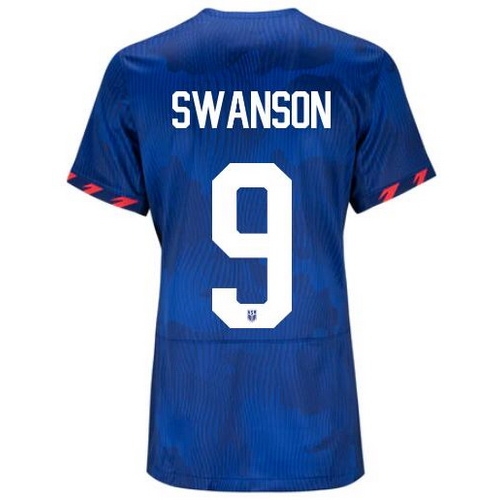 USA Mallory Swanson 2023 Away Women's Stadium Soccer Jersey
