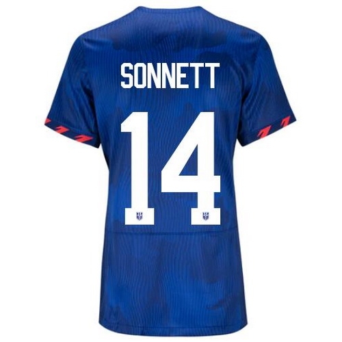 USA Emily Sonnett 2023 Away Women's Stadium Soccer Jersey
