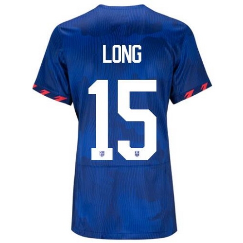 USA Aaron Long 2023 Away Women's Stadium Soccer Jersey