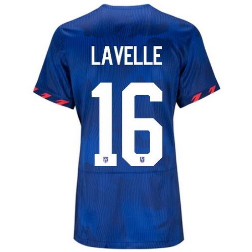 USA Rose Lavelle 2023 Away Women's Stadium Soccer Jersey