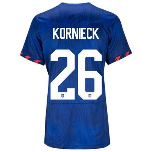 USA Taylor Kornieck 2023 Away Women's Stadium Soccer Jersey