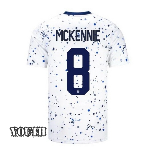 USA Weston McKennie 2023 Home Youth Stadium Soccer Jersey