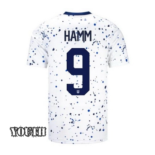 USA Mia Hamm 2023 Home Youth Stadium Soccer Jersey