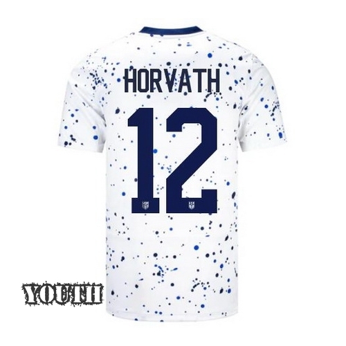 USA Ethan Horvath 2023 Home Youth Stadium Soccer Jersey