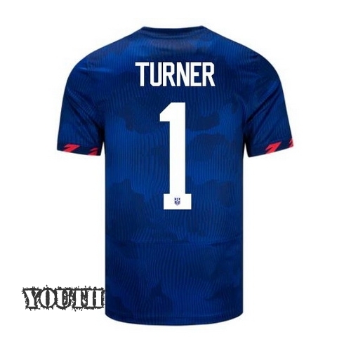 USA Matt Turner 2023 Away Youth Stadium Soccer Jersey