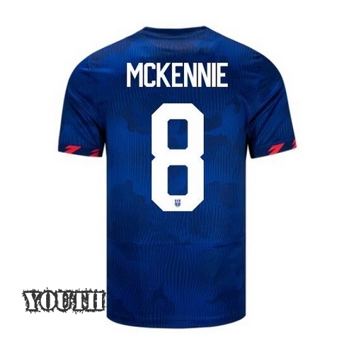 USA Weston McKennie 2023 Away Youth Stadium Soccer Jersey