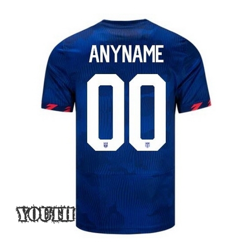 USA Customized 2023 Away Youth Stadium Soccer Jersey