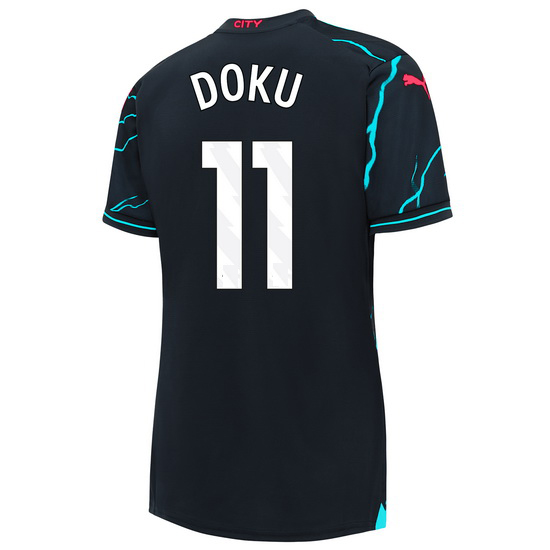 2023/2024 Jeremy Doku Third #11 Women's Soccer Jersey