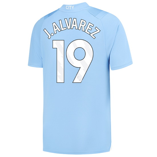 2023/2024 Julian Alvarez Home #19 Men's Soccer Jersey