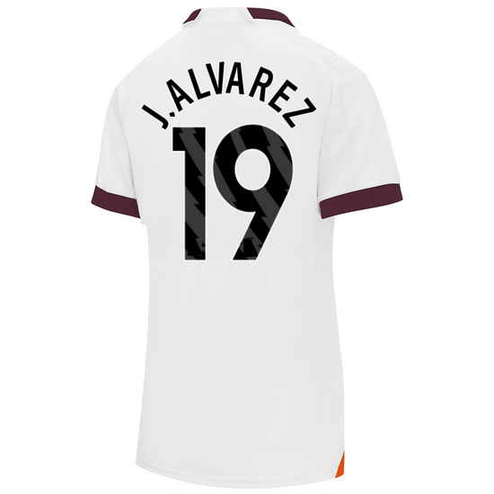 2023/2024 Julian Alvarez Away #19 Women's Soccer Jersey