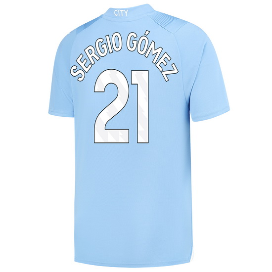 2023/2024 Sergio Gomez Home #21 Men's Soccer Jersey