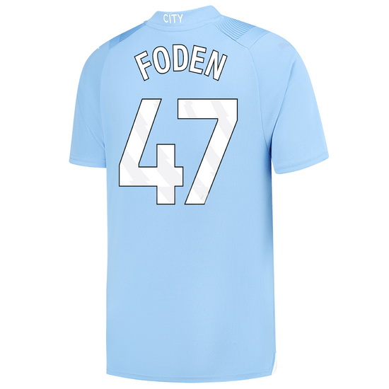 2023/2024 Phil Foden Home #47 Men's Soccer Jersey