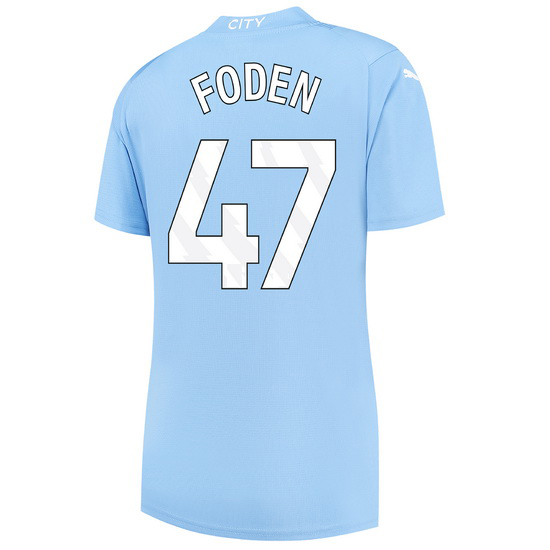 2023/2024 Phil Foden Home #47 Women's Soccer Jersey