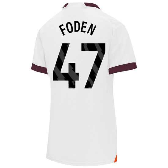 2023/2024 Phil Foden Away #47 Women's Soccer Jersey