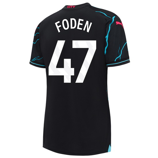 2023/2024 Phil Foden Third #47 Women's Soccer Jersey
