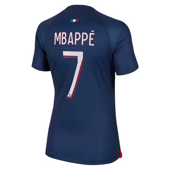 2023/2024 Kylian Mbappe Home #7 Women's Soccer Jersey