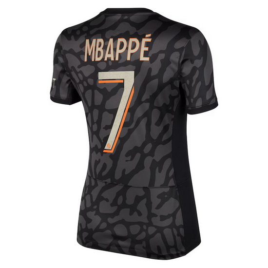2023/2024 Kylian Mbappe Third #7 Women's Soccer Jersey