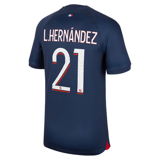 2023/2024 Lucas Hernandez Home #21 Men's Soccer Jersey