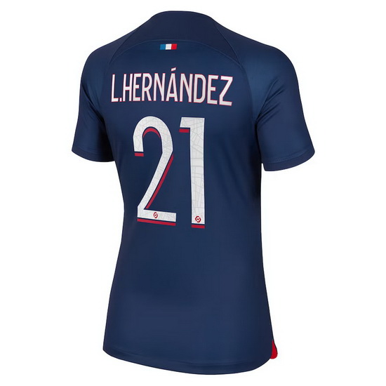 2023/2024 Lucas Hernandez Home #21 Women's Soccer Jersey