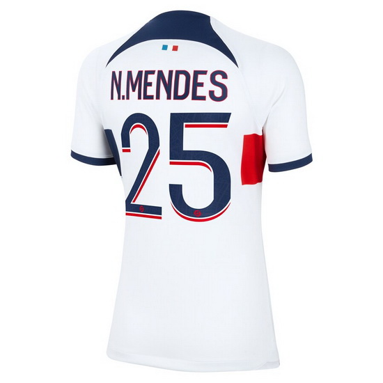 2023/2024 Nuno Mendes Away #25 Women's Soccer Jersey