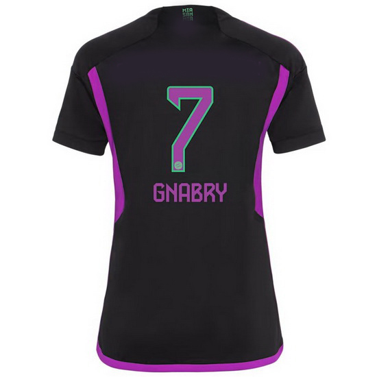 2023/2024 Serge Gnabry Away #7 Women's Soccer Jersey