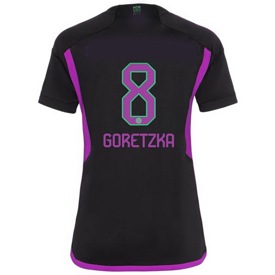 2023/2024 Leon Goretzka Away #8 Women's Soccer Jersey