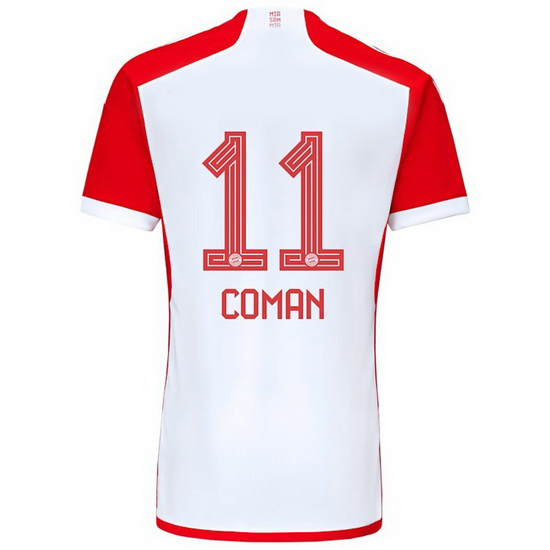 2023/2024 Kingsley Coman Home #11 Men's Soccer Jersey