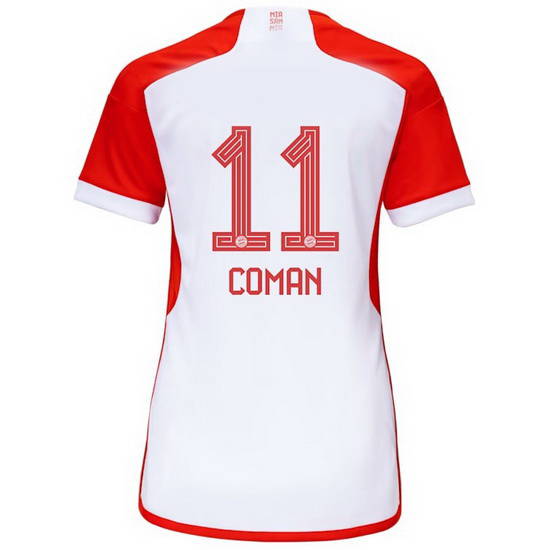 2023/2024 Kingsley Coman Home #11 Women's Soccer Jersey