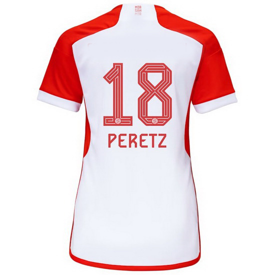 2023/2024 Daniel Peretz Home #18 Women's Soccer Jersey